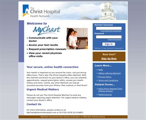 christ hospital my chart|christ hospital mychart setup.